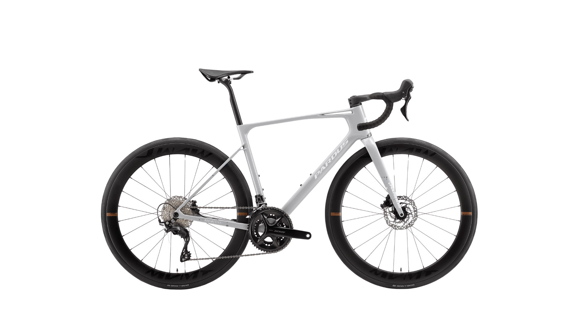 PARDUS Robin Sport | Shimano 105 Di2 12v | MVMT Bronze Carbon | Grigio Ghiaccio